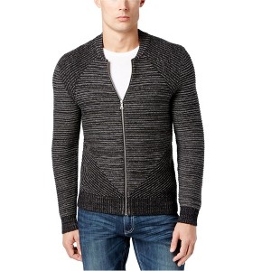 I.N.C International Concepts Mens Variable Striped Cardigan Sweater, Black, X-Large - 1 of 1