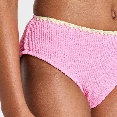 Art Class Girls' 2pc Pool Party Solid Bikini Set - art class™ Pink XS — фото 3