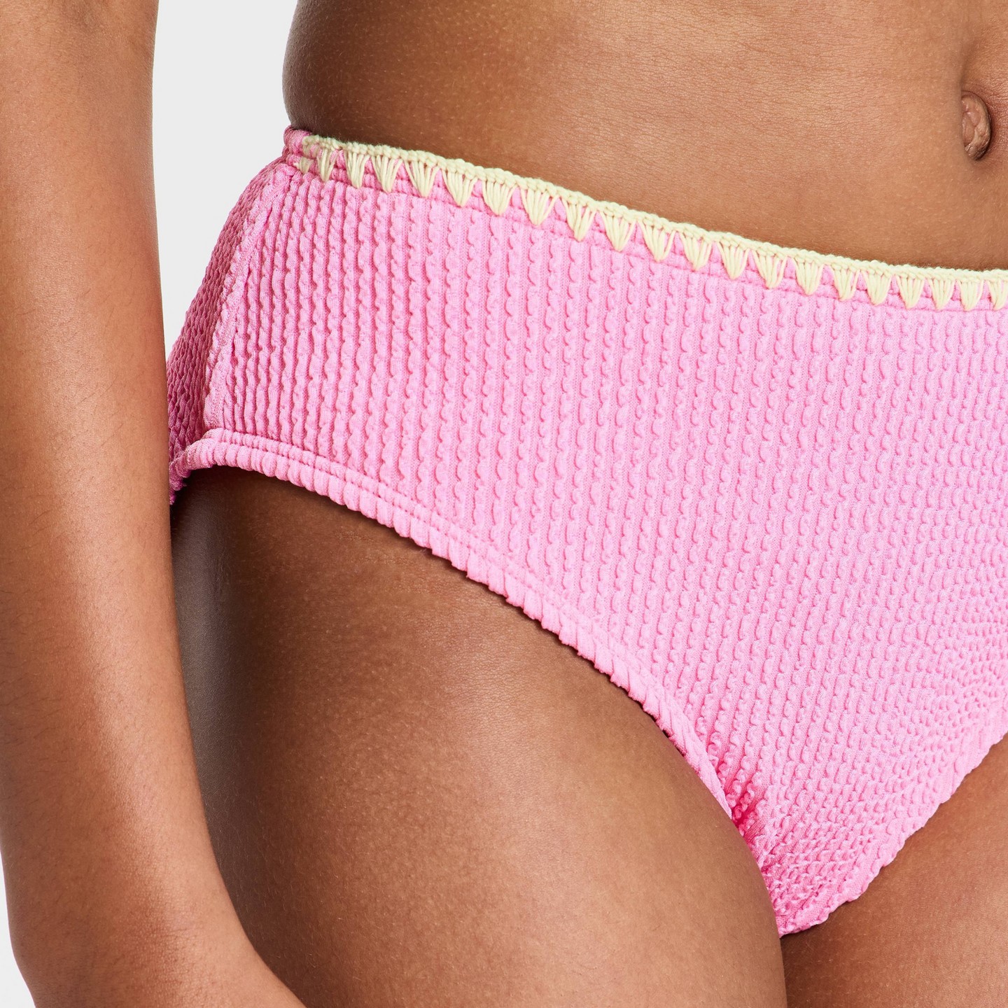 Art Class Girls' 2pc Pool Party Solid Bikini Set, цвет: Розовый — фото 3