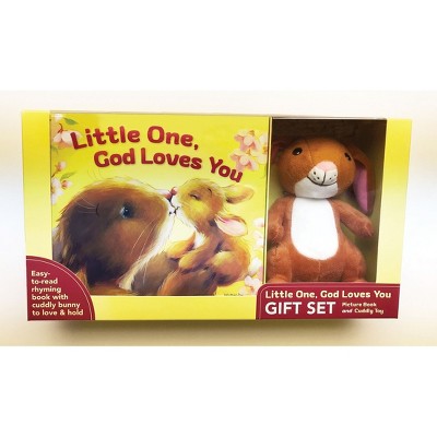 Image of Little One, God Loves You Gift Set - by  Amy Warren Hilliker (Mixed Media Product)