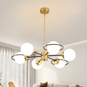 POWLIG 6 - Light Dimmable Linear Chandelier - 1 of 4