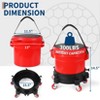 5-Gallon Car Wash Bucket Kit - 300LB Capacity, 360° Rolling Car Wash Buckets Dolly -Professional Detailing Kit for Auto Cleaning - 2 of 4