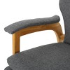 Braant Mid-Century Fabric Rocker - Christopher Knight Home - 4 of 4