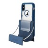 Reiko iPhone X/iPhone XS Belt Clip Polymer Case in Clear Blue - 3 of 4