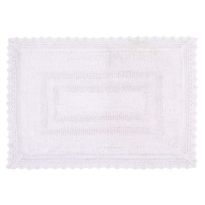 Opulent Collection Cotton Reversible Tufted Bath Rug - Home Weavers, 2 of 5