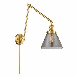Cone - 1 Light Swing Arm Wall Sconce In Industrial Style-30 Inches Tall and 8 Inches Wide - 1 of 1