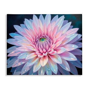 Stupell Industries Dew Kissed Pink Chrysanthemum Canvas Art - 1 of 4