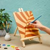 Juvale 12 Pack 13.8-inch Table Top Easels for Painting and Canvas - Wooden Holder Stand for Kids and Artists - 4 of 4