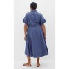 Women's Plus Size Cassidy Dress - mid wash | CITY CHIC - 2 of 4
