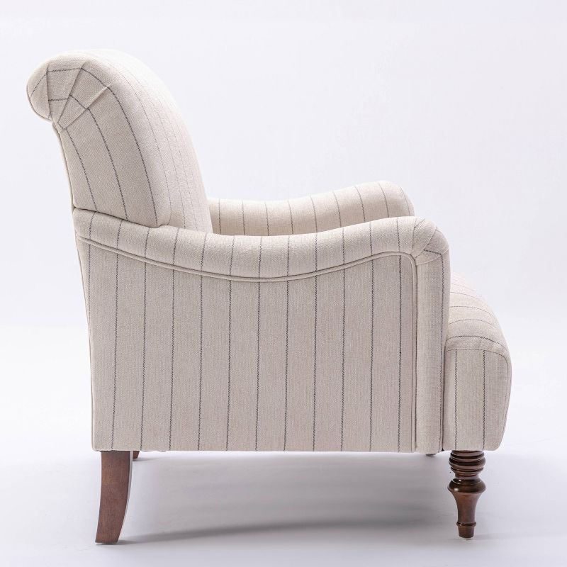 Comfort Pointe Seville Striped Arm Chair Sea Oat, 4 of 11