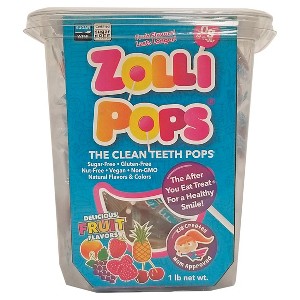 Zolli Pops Sugar Free Lollipops Candy - 16oz - 1 of 4