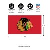 Full Color PVC Mat, 16" x 28", Chicago Blackhawks - 3 of 4