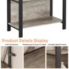 Industrial Metal Bookshelf – Tiered Open Bookcase Organizer, Heavy Duty Tall Storage Shelf for Bedroom, Office, Living Room - 4 of 4