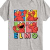 Boys' - Sesame Street - Elmo Faces Short Sleeve Graphic T-Shirt - 2 of 4