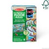 Melissa & Doug Race Around the World Tracks Cardboard Jigsaw Floor Puzzle and Wind-Up Vehicles – 48pc - 3 of 4