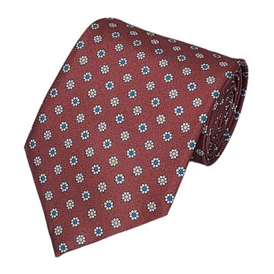 Men's Geometric Printed Design 100% Micro Fiber 3.25" W x 58" L Necktie