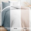 GAIAM Relax 100% Cotton Garment Washed Ribbed 3pc Comforter Set - image 2 of 4