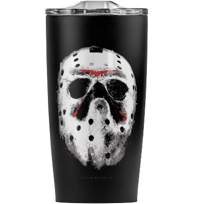 Friday The 13th Jason Mask Steel Tumbler 20oz Coffee Travel Mug