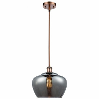 Fenton - 1 Light Mini Pendant In Industrial Style-11 Inches Tall and 11 Inches Wide