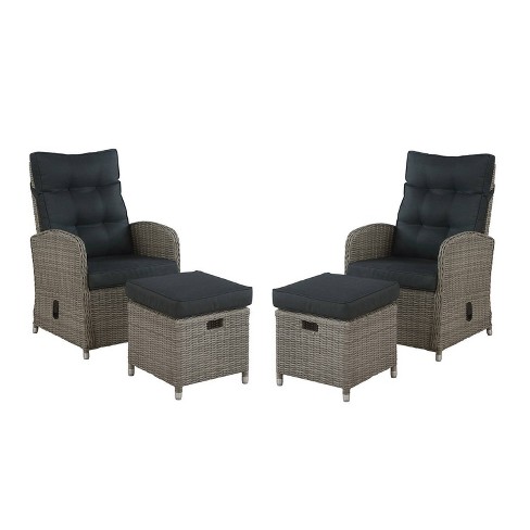 Recliner garden sets hot sale