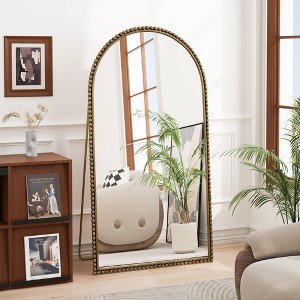 NicBex Arched Full Length Mirror for Bedroom,Full Body Mirror with Supporting Feet,Floor Mirror for Living Room,Entryway,Cloakroom - 1 of 4
