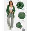 EXLURA Womens 2025 Oversized Cardigan Sweaters Fall Winter Lightweight Soft Knit Cardigan Open Front Button Outwear Coats - 2 of 4