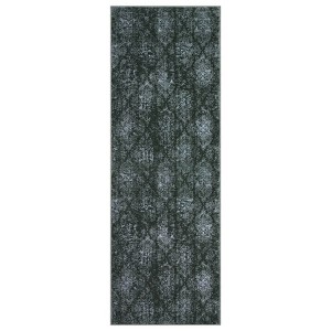 Coolmee  Machine Washable Area Rug Modern Abstract Design, Non-Shedding & Easy Care, Ideal for Entryway, Living Room, BedroomGray - 1 of 4