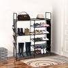 SEVOBAL 35 Pairs Shoe Rack 6 Tier Shoe Shelf Shoe Storage, Shoe Organizer for Entryway Stackable Shoe Holder Shoe Stand, Black, 43"*20"*10" - 2 of 4