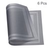 Unique Bargains Kitchen Home Decor Heat Resistant Washable Woven PVC Placemat 6 Pcs - 3 of 3
