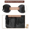 Small Cat and Dog Carrier Backpack, Two-Sided Entry Pet Backpack Travel Carrier, Airline-Approved, Padded Back Support - Tirrinia - 4 of 4