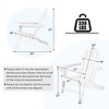 Costway HDPE Patio Adirondack Chair & Folding Footrest Set All-Weather Outdoor White\Black\Grey\Turquoise - 4 of 4