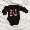 The Juniper Shop Coquette Christmas Collage Baby Long Sleeve Bodysuit - 2 of 3