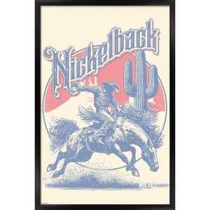 Trends International Nickelback - Buckin Bronco Framed Wall Poster Prints - 1 of 4