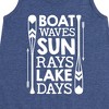 Girls' - Instant Message - Lake Days Quote Graphic Sleeveless Aline Dress - 2 of 4