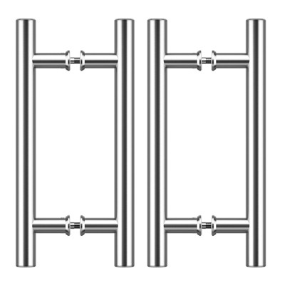 Sliding Barn Door Handle, Stainless, Heavy Duty£¬Two-Side Design, Round