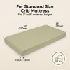 KeaBabies 2pk Soothe Fitted Crib Sheets Neutral, Organic Baby Crib Sheets, Fits Standard Nursery Baby Mattress - 3 of 4