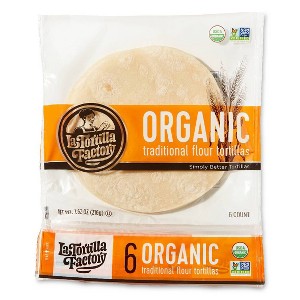La Tortilla Factory Organic Traditional Tortillas - 7.62oz/6ct - 1 of 3
