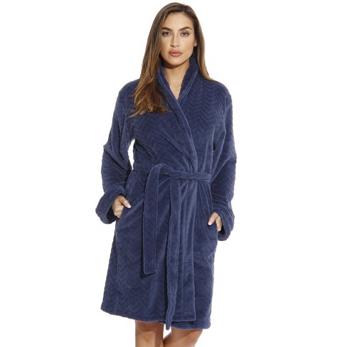 Just Love Womens Plush Solid Robe