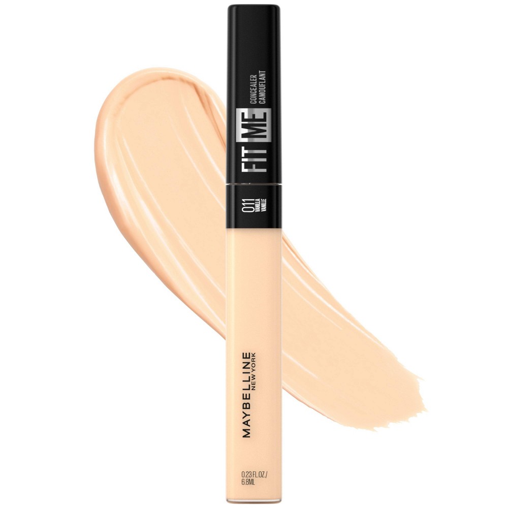 Photos - Foundation & Concealer Maybelline Fit Me Liquid Oil-Free, Fragrance-Free, Dermatologist Tested Concealer - 11 Vanilla - 0.23 fl oz 