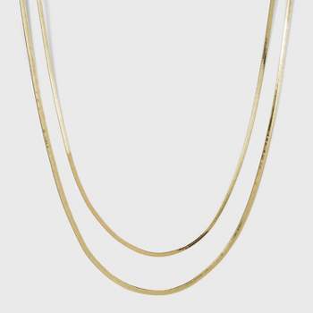 SUGARFIX by BaubleBar Layered Gold Necklace - Gold