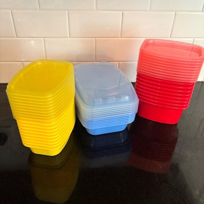 Food Storage Containers Rectangle - 28oz/7pk - Blue - up&up™ : Target