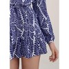 VENUS Womens Printed Ruffle Mini Dress - 3 of 4