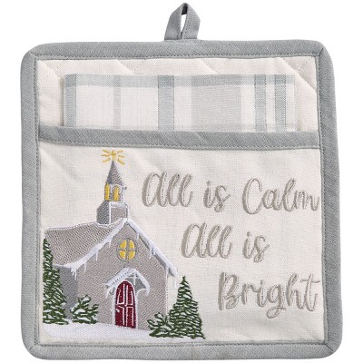 Park Designs All Is Calm Pocket Potholder Set