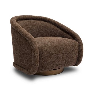 Rory Boucle Swivel Chair - 1 of 4