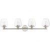 Livex Lighting Willow 4 - Light Vanity in  Brushed Nickel - 4 of 4