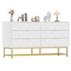 6-Drawer Small Dresser - Modern Chest w/Storage, Compact Nightstand & Organizer for Bedroom/Living Room - 2 of 4