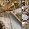 Washable Area Rugs for Living Room, Modern Abstract Rug Ultra Soft Non Slip Low Pile Rug, Bedroom Dining Room Kitchen Decor - 4 of 4