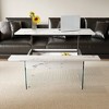KIGFTSOD Lift-Top Coffee Table with Storage and Tempered Glass Base, Space-Saving, Multi-Color for Living Room, Office - 2 of 4