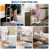 Step Stool with Handle and Non Skid Rubber Platform, Lightweight and Sturdy Stool for Seniors, Adults and Children, Adjustable Height Handrail - 3 of 4