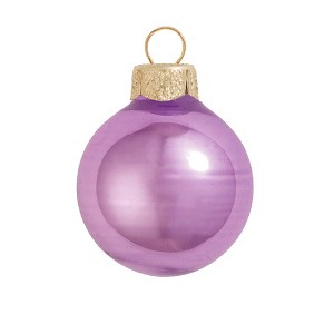 Northlight 28ct Soft Lavender Shiny Finish Christmas Ball Ornaments - 2" (50mm) - 1 of 4